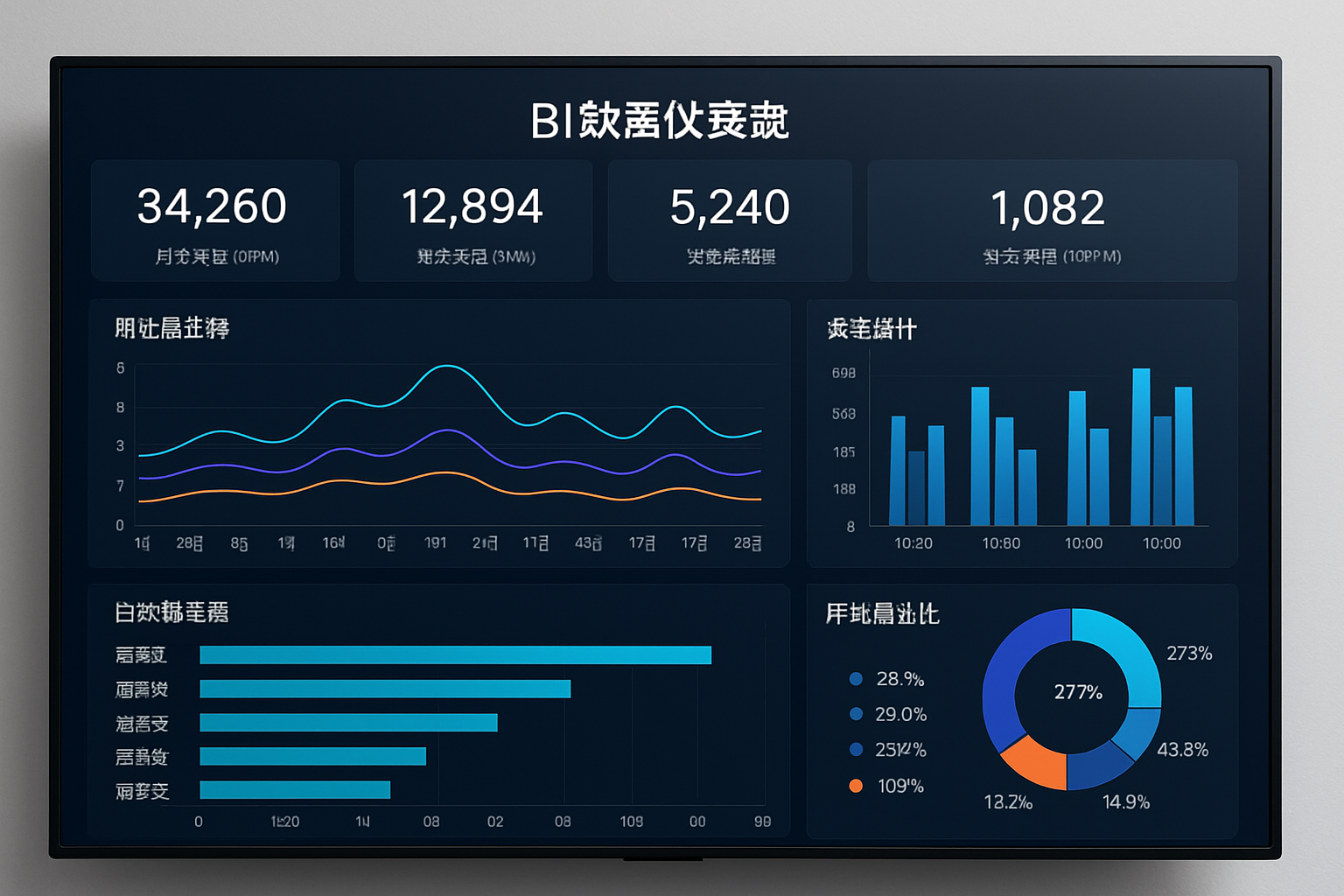 数据指挥中心大屏